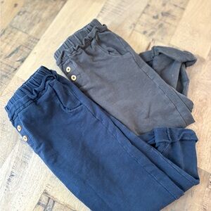 Zara Kids Navy and Charcoal Leggings